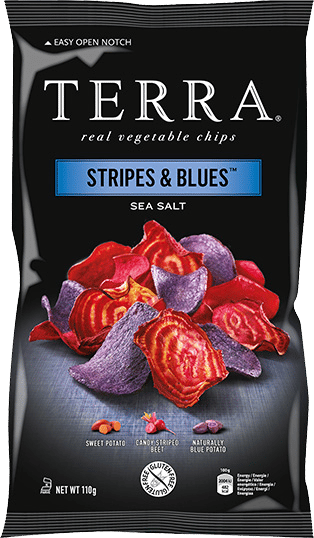 Levně Terra Chips Stripes & Blues